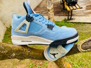 NK AJ4 Men's Basketball Fashion shoes sneakers blue air4 jordan4 ,NO boxes