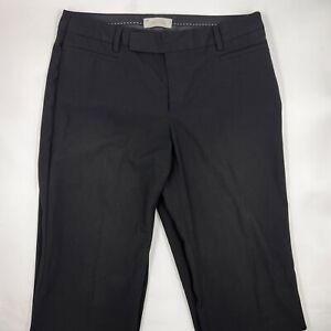 Gap Womens Modern Boot Dress Pants Size 10L Black Polyester Stretch Long Flat