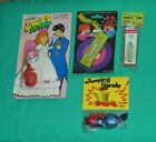 vintage MAGIC TRICKS & GAGS LOT snappy gum, squirt ring, jumping candy