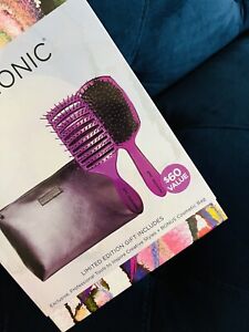 Bio Ionic Professional 3-Pc Brush Gift Set With Bag(Limited Edition)Purple Color