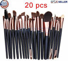 20pcs Makeup BRUSHES Kit Set Powder Foundation Eyeshadow Eyeliner Lip Brush USA