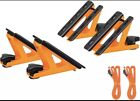 Xgeek Kayak Roof Rack - Easy to Install & Store, with Anti-Slip Coating and 2 W