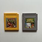 Nintendo GameBoy Games Lot 3: Kirbys Dream Land and Donkey Kong Land NO RESERVE