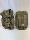 x2 USED Eagle Industries Military Canteen General Purpose Pouch Khaki SFLCS