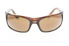 Maui Jim Sunglasses MJ202-10 Peahi Brown Wood Grain Frames Brown Lenses Wrap