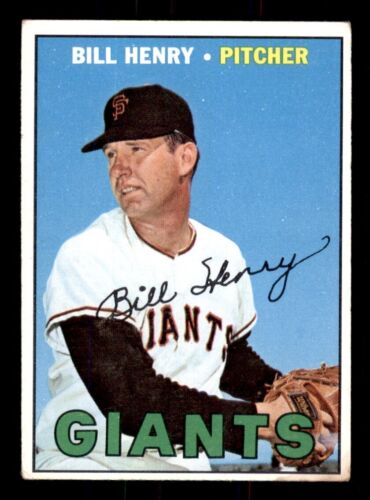 1967 Topps Baseball #579 Bill Henry VG *e2