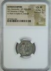 Roman Empire Sev Alexander AD 222-235 Silver Denarius Mars Ancient Coin NGC XF