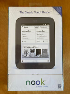 Nook Simple Touch Reader Barnes & Noble Wi-Fi 6in Brand New Sealed