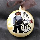 New ListingGlory Haus Bride and Groom Married Ball Ornament 4 inch