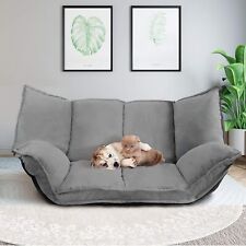TY ARTS & CULTURE Yoga Futon Floor Couch Pet Child Picnic Lazy Grey 2#