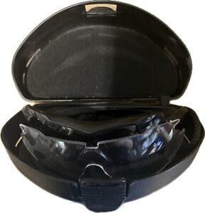 Wiley X Vapor Men's Sunglasses Clear & Smoke Gray Lenses UVA/UVB Plastic Case