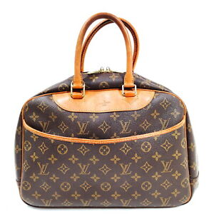 Louis Vuitton LV Hand Bag  Deauville Brown Monogram 1185216