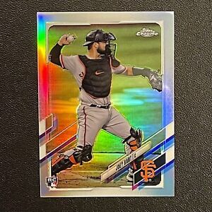 2021 Topps Chrome Joey Bart Image Variation Short Print Refractor RC Rookie Card