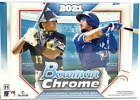 2021 Bowman Chrome Baseball Factory Sealed 12-Box HTA Hobby Jumbo (Choice) Case