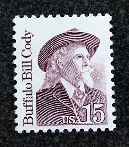 1988USA #2177b 15c Buffalo Bill Cody - Prephosphored   Mint NH
