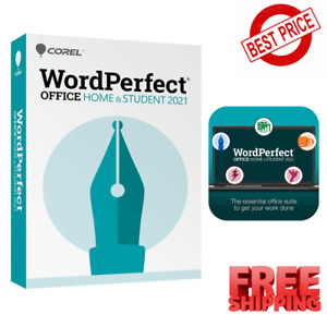 WORDPERFECT HOME OFFICE & STUDENT 2021 Office Suite of Word Processor Software