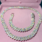 13mm Fully Iced VVS1 D Moissanite Cuban Link Chain Solid 925 Passes Tester!