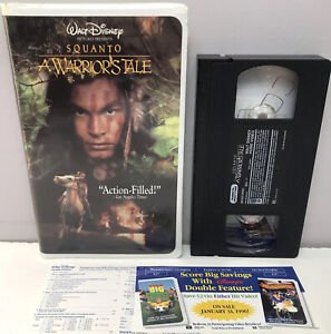 New ListingDisney Squanto: A Warrior’s Tale VHS Video Tape Clamshell Case BUY 2 GET 1 FREE!