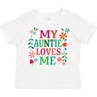 Inktastic My Auntie Loves Me Girls Toddler T-Shirt Aunt From Flowers Daisy Child