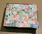 1000s Different Wide World Stamps Off Paper in Lot. Packs of 100 No duplicate