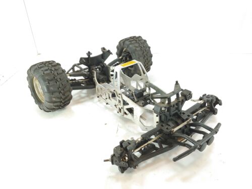 Duratrax Warhead Evo 1/8 Metal Chassis Monster Truck Roller Slider Chassis Used