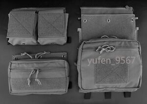Tactical MOLLE Assault Back Panel Pouch TYPE Spiritus Systems LV-119 CS Props