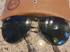 Vintage B&L Ray Ban Bausch & Lomb G15 62mm Black  Aviators w/Case and Papers