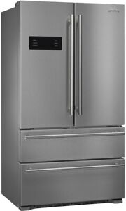 Smeg FQ50UFXE 36 In 4-Door Counter Depth French Door Refrigerator