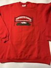 Vintage Grandpa Sweater  Hanes Heavyweight Pullover Red,Townsend Farms Logo