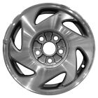 15x6.5 6 Spoke Used Aluminum Wheel Machined and Painted Silver 560-69373