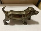 New ListingNICE!! Vintage SOLID Brass Basset Hound Dog Figurine - LOOK!