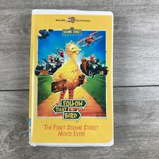 Sesame Street Follow That Bird VHS Tape Movie Clamshell 1985