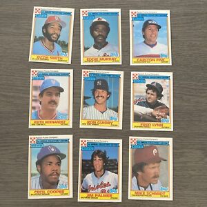 1984 Topps Purina MLB trading cards lot- Ryan, Boggs, Rose, And More