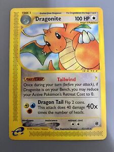 Dragonite 43/165 Expedition Set Rare Vintage Pokemon Card - NM