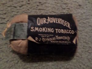 Our Advertiser Smoking Tobacco RJ Reynold Pouch Vintage
