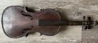 Antique Possibly German 4/4 Violin Original Finish Needs Restoration & Parts