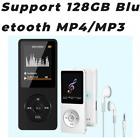 Support 128GB Bluetooth MP4/MP3 Lossless Music Player FM Radio Recorder Sport