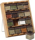 3-in-1 Spice Organizer for Countertop, Wall, and Drawer with Spices Included