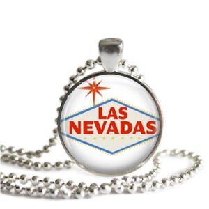 Las Nevadas Dream SMP 1 Inch Silver Plated Pendant Necklace