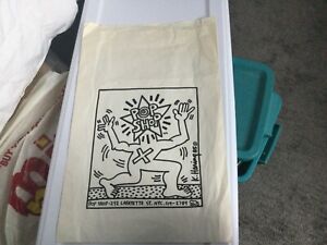 Very Rare 1986 X LARGE Keith Haring Pop Shop Bag