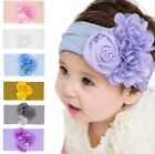 6 Pcs Toddler Lace Bow Flower Headbands - Kids Baby Girl Hair Band Accessory Set