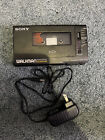 Sony WM-D6C Walkman Cassette Player & Power Supply - Works Fast (Read)
