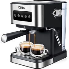 Espresso Machine with Milk Frother, 20 Bar Pump Pressure Coffee Machine, 1.5L/50