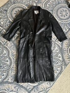 Vintage LNR Women’s Genuine Leather Trench Coat