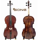 SONG Half size student cello 1/2, Spruce Maple wood,Good sound #15873