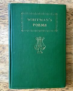 New ListingAntique Whitman's Poems 1902 Walt Whitman