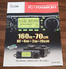 BROCHURE FOR ICOM IC-706MKIIG HF/VHF/UHF ALL MODE TRANSCEIVER