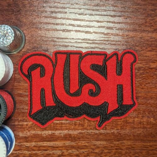 Rush Band Patch 90s Hard Progressive Rock Heavy Metal Embroidered Iron On 2x3”