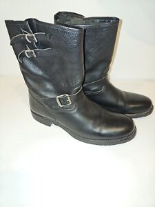 Men’s Vintage Engineer Black Frye Boots size 11 D Excellent Used Condition