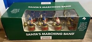 New Listing1991 Mr Christmas Santa's Marching Band 8 Figures Bells Tested & Works
